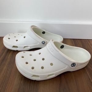 White Crocs